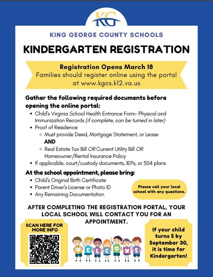 2024 Kindergarten Registration