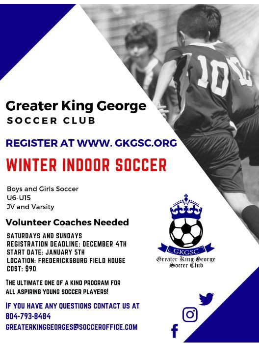 2019 Indoor Soccer Flyer II
