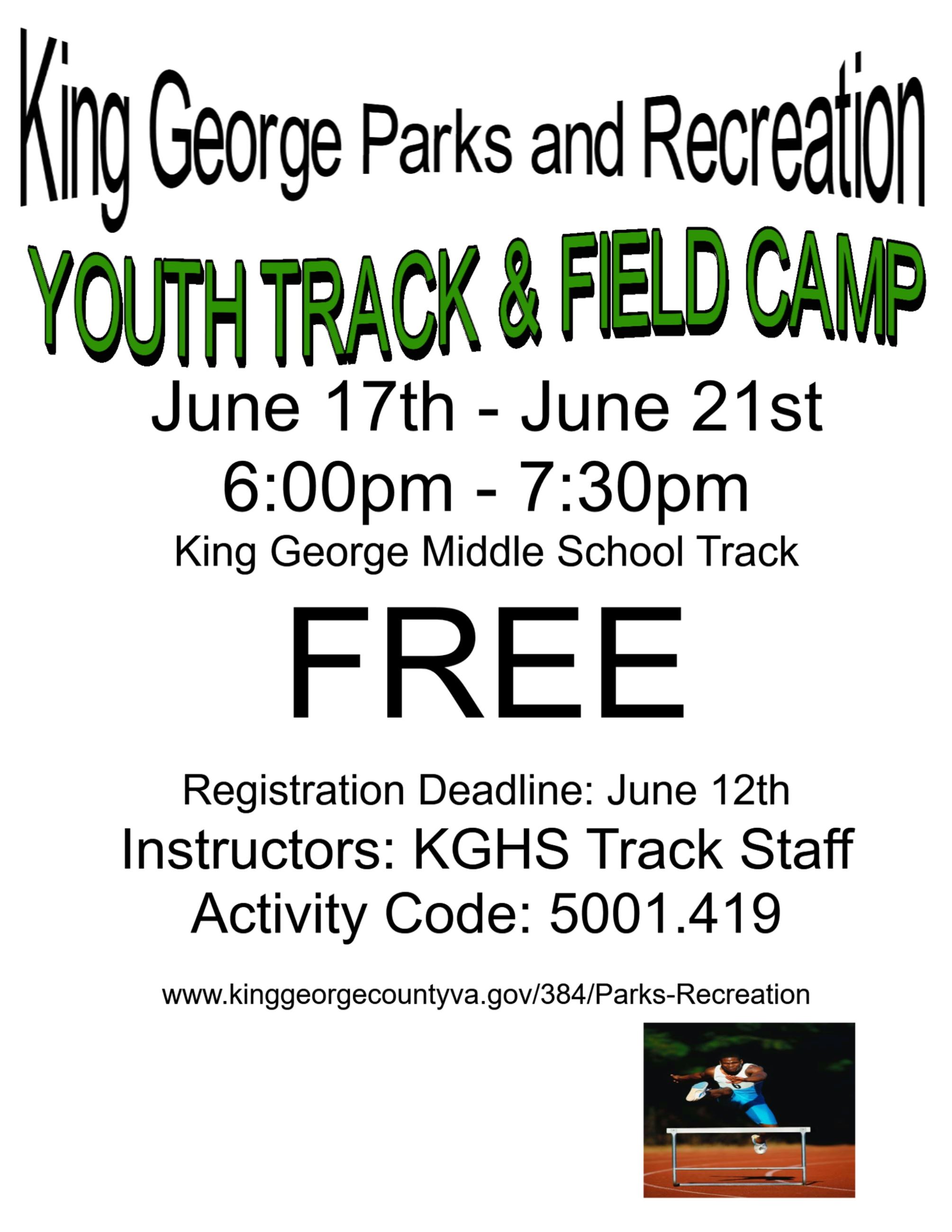 2019 Summer Track and Field Camp II