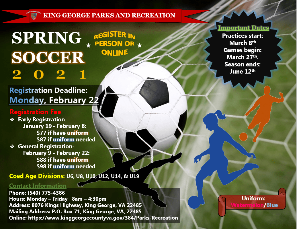 2021 Spring Soccer Flyer Picture