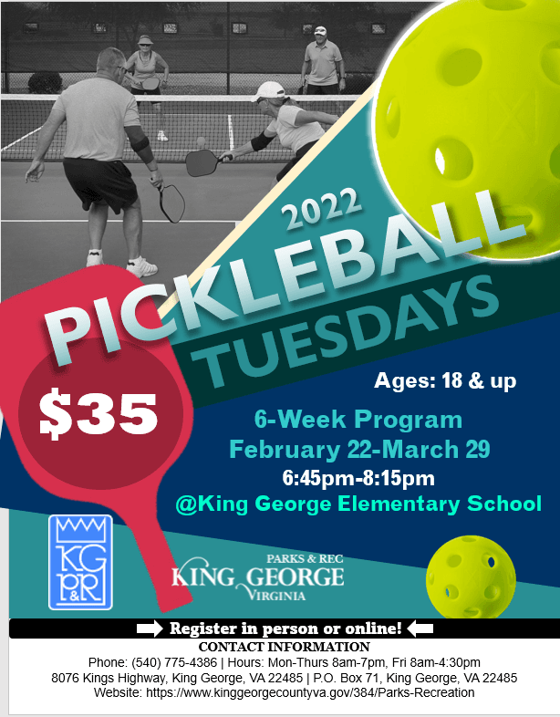 2022 Pickleball Flyer Photo Feb 22-Mar 29
