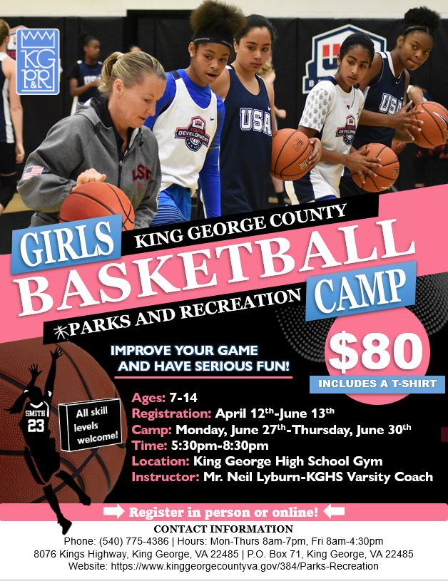 2022 Summer Basketball Camp Girls